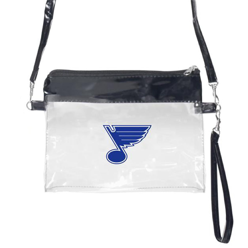 St. Louis Blues Clear Messenger Basic Tote Bag
