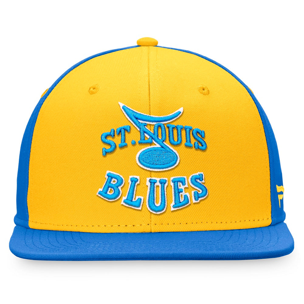 ST. LOUIS BLUES OUTERSTUFF REVERSE RETRO YOUTH SNAPBACK - YELLOW