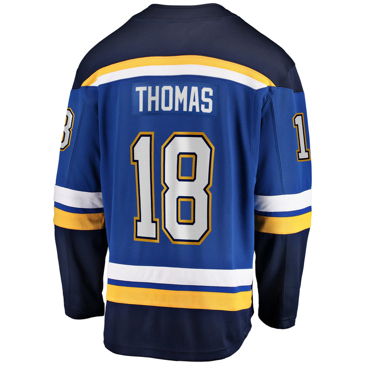 St. Louis Blues Men's Breakaway Jersey - Thomas #18 Jersey Fanatics   