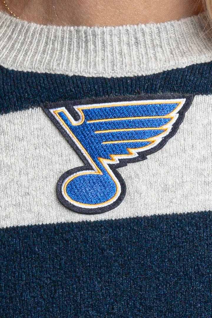 ST. LOUIS BLUES LUSSO SKYE DROP SWEATER