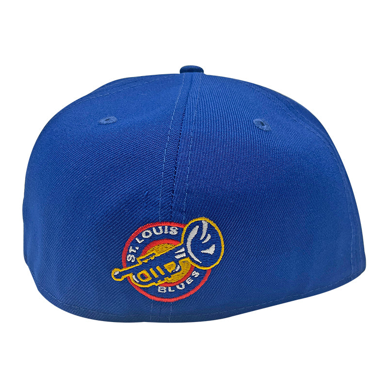 ST. LOUIS BLUES ’47 BRAND 90'S NOTE CLEAN UP ADJUSTABLE HAT- ROYAL