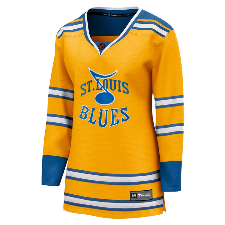 ST. LOUIS BLUES FANATICS WOMEN'S BREAKAWAY REVERSE RETRO 2022-2023 JERSEY Jersey Fanatics   