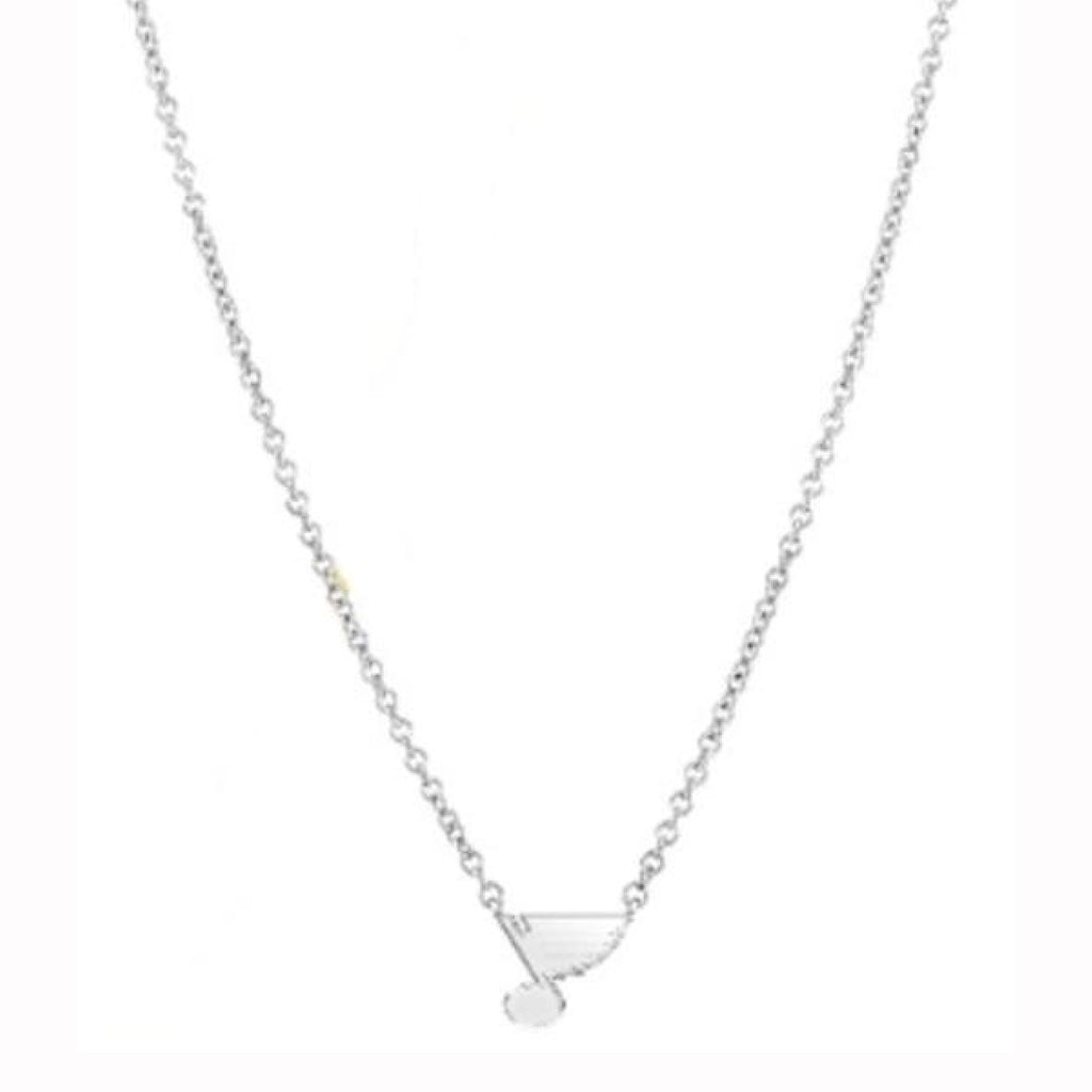 St. Louis Blues Lusso Stainless Steel Note Necklace – STL Authentics