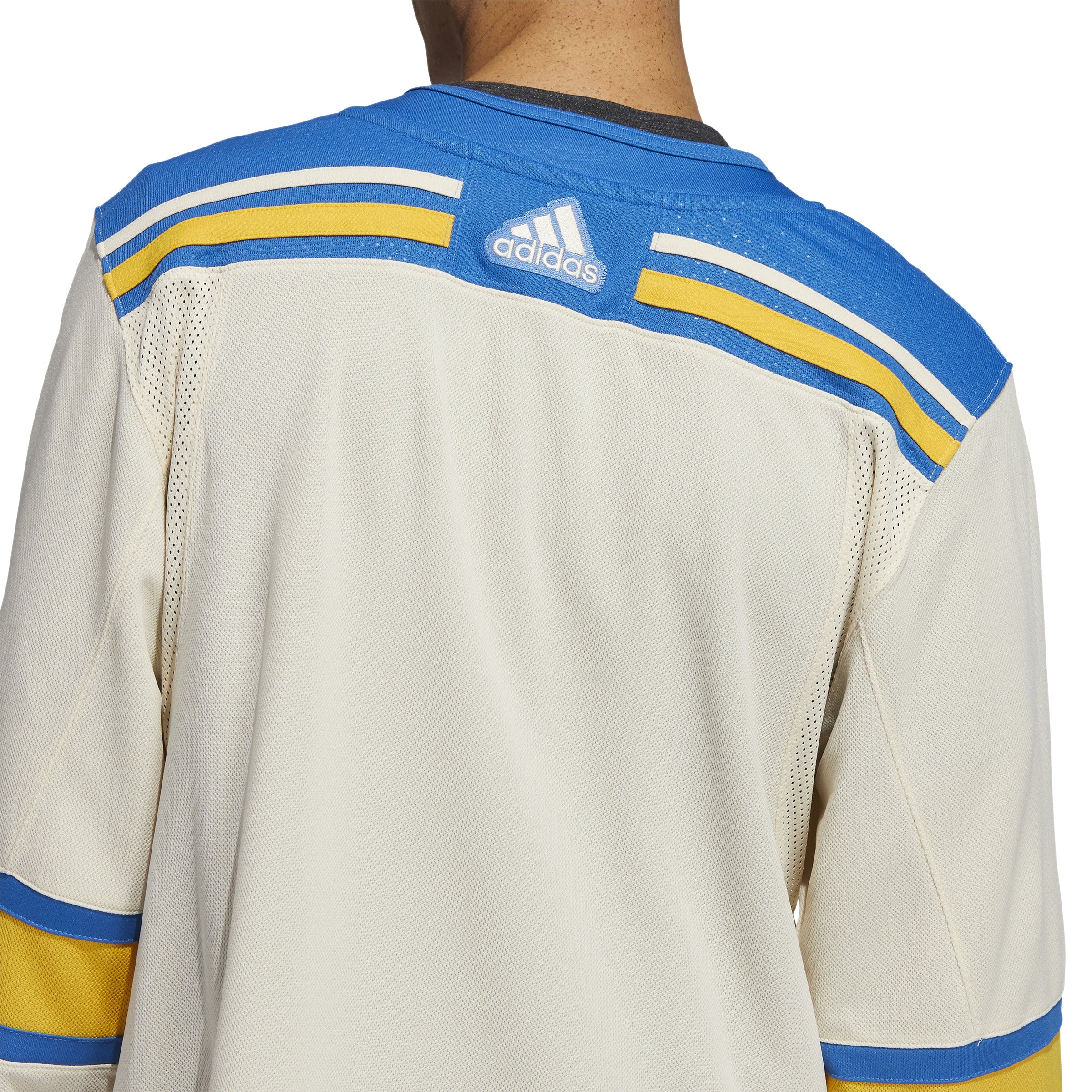 ST. LOUIS BLUES ADIDAS AUTHENTIC WINTER CLASSIC 2022 JERSEY - BEIGE