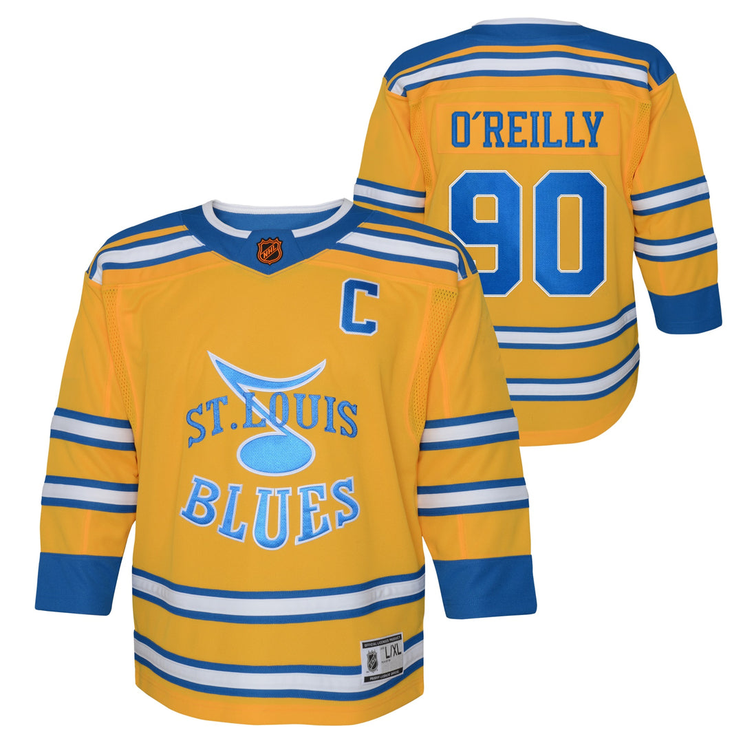 Youth Blue St. Louis Blues Ageless Revisited Home Lace-Up Pullover