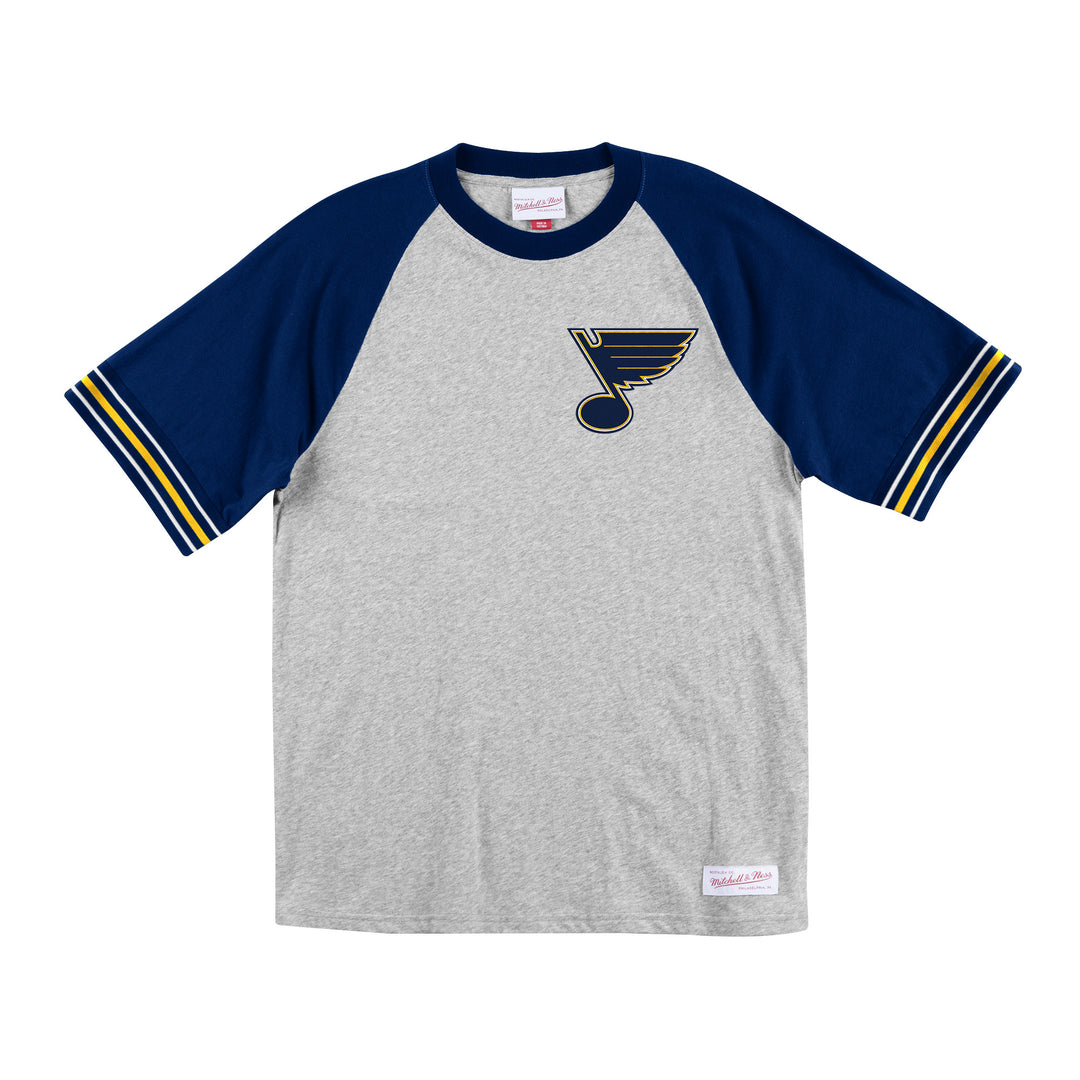 Mitchell & Ness Blue St. Louis Blues Logo Long Sleeve T-Shirt