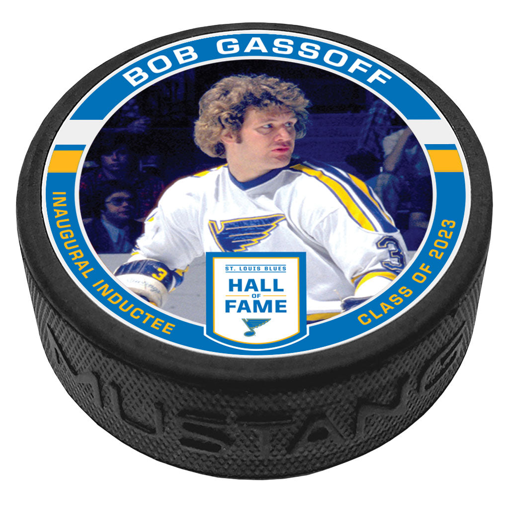 St. Louis Blues Arrow Textured Puck – Hockey Hall of Fame