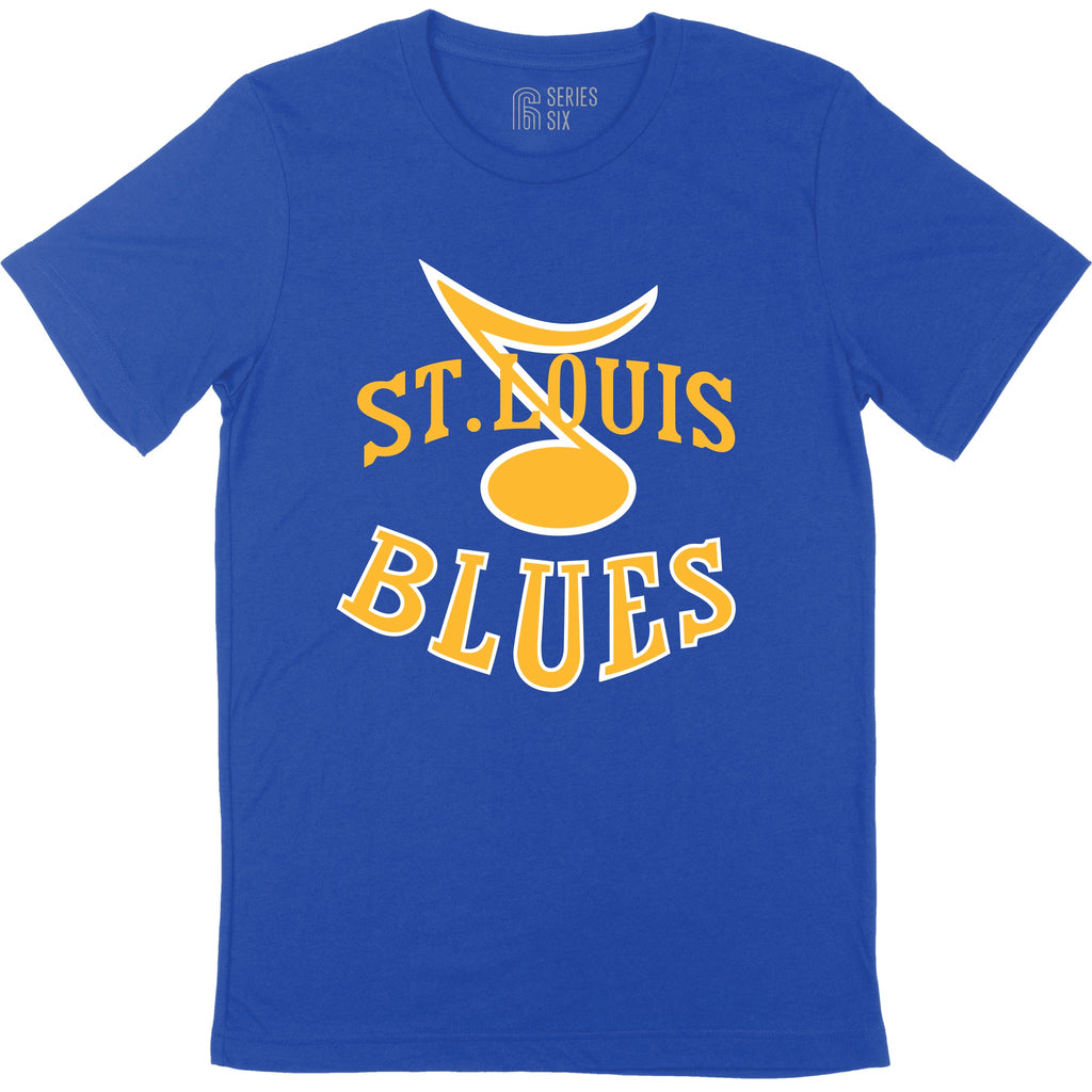 ST. LOUIS BLUES SERIES SIX REVERSE RETRO TEE - ROYAL BLUE – STL Authentics