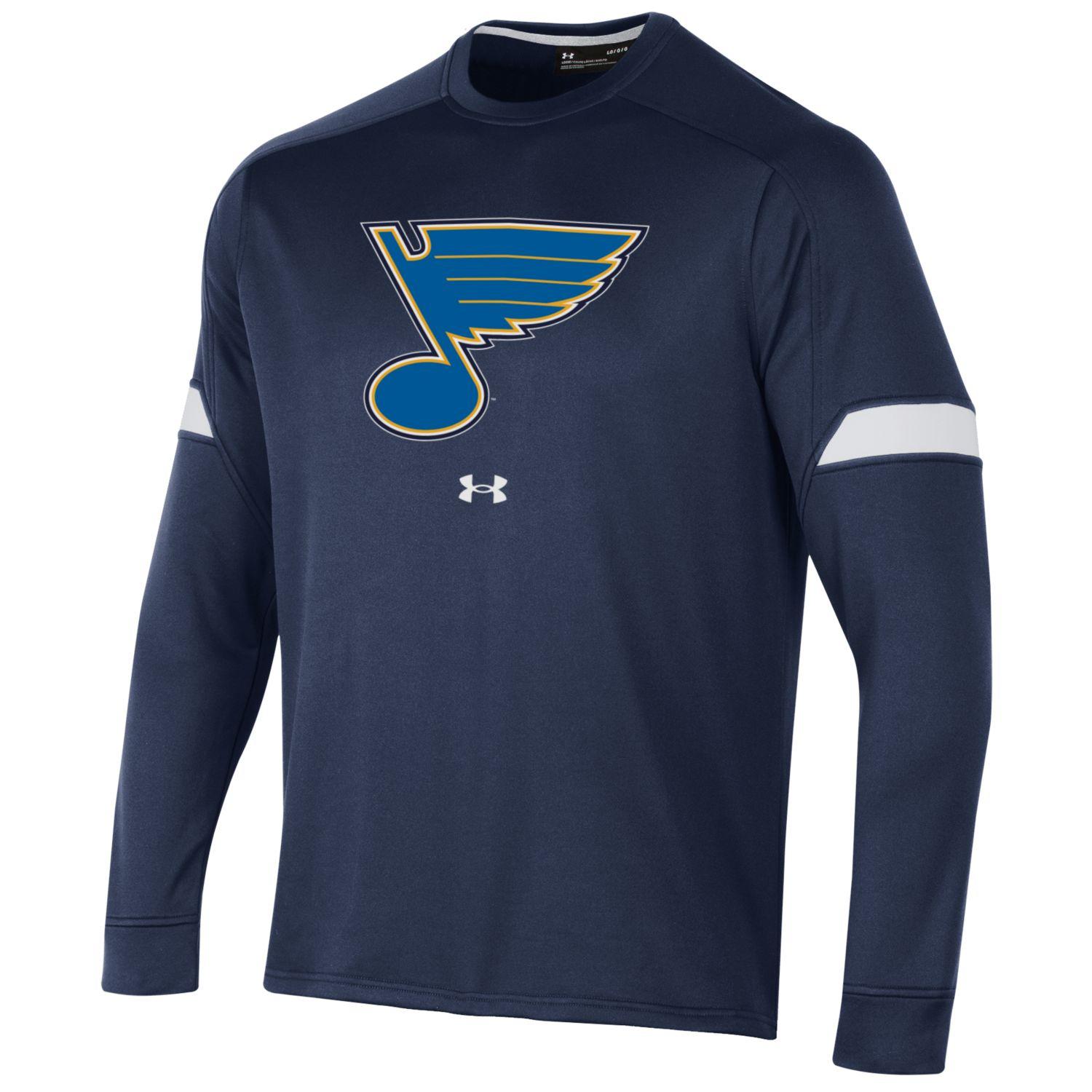 ST. LOUIS BLUES UNDER ARMOR GAMEDAY CREW NAVY STL Authentics