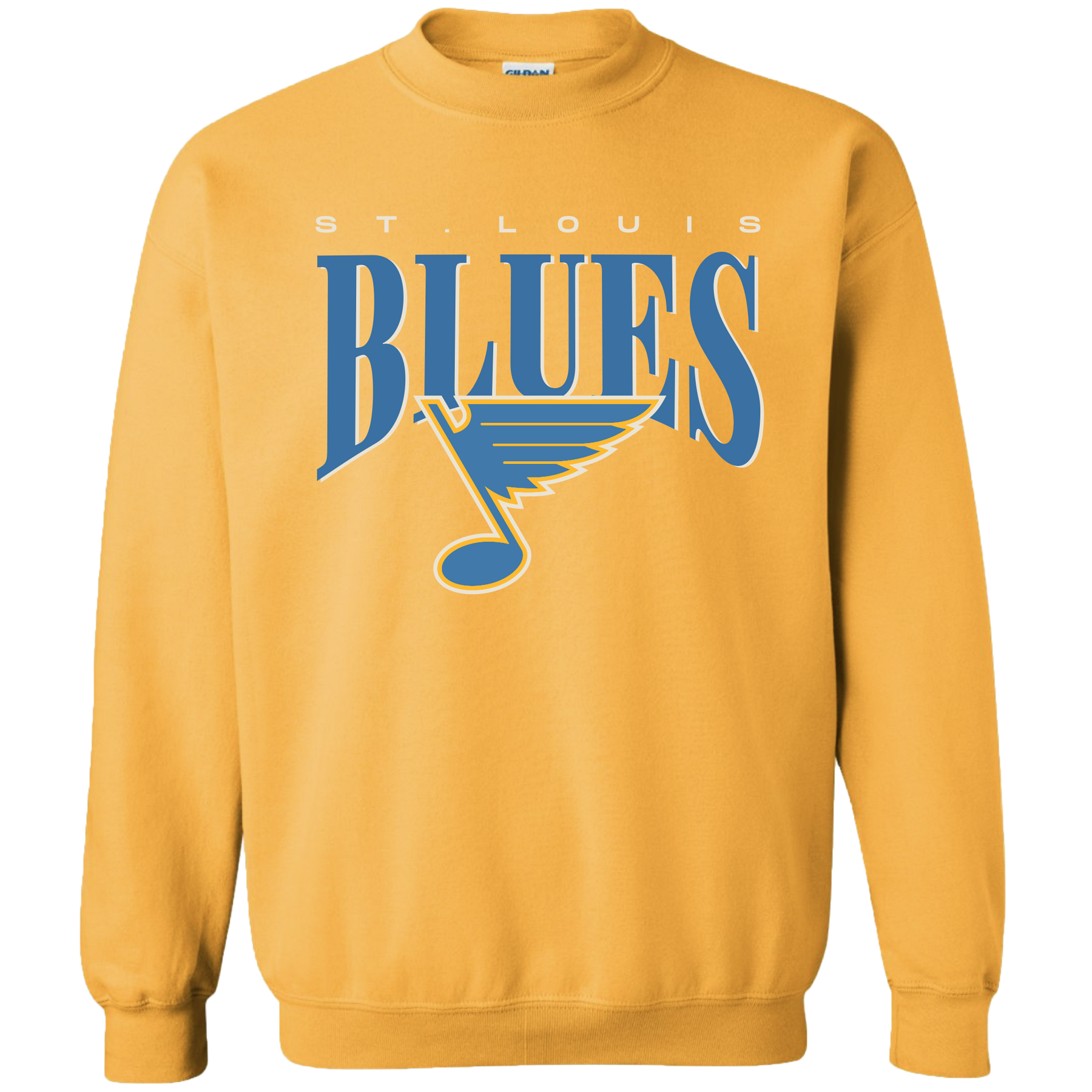 Vintage NHL (Lee) - St. Louis Blues Embroidered Crew Neck Sweatshirt 1990s  X-Large – Vintage Club Clothing