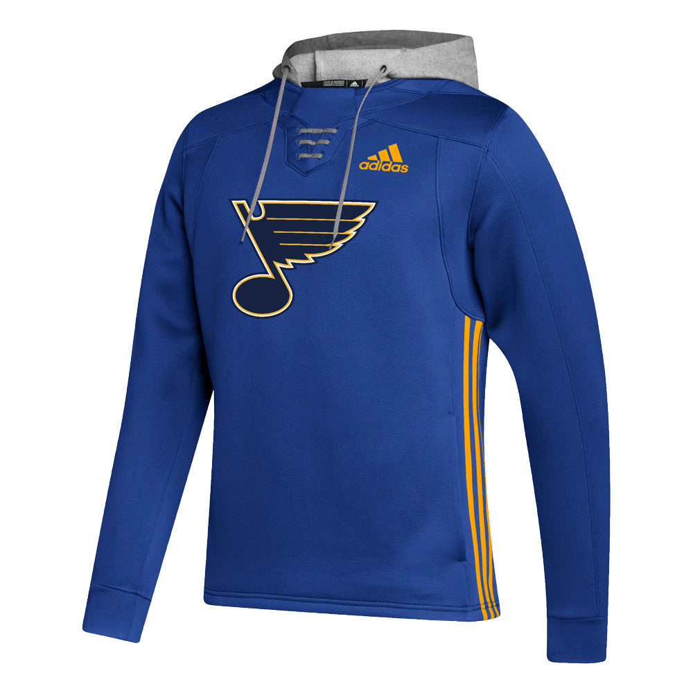 Women's adidas Red/Blue St. Louis Blues Reverse Retro Pullover Hoodie