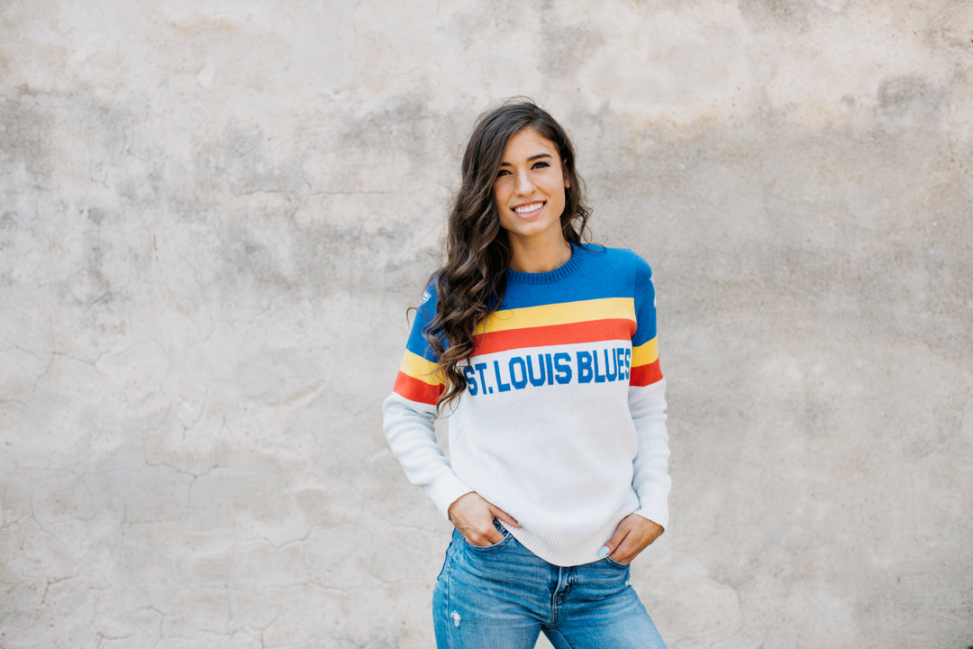 Women's Fanatics Branded Blue St. Louis Blues Spirit Lace-Up V