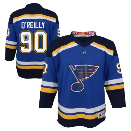 Adidas St. Louis Blues No90 Ryan O'Reilly Blue Home Authentic Stanley Cup Champions Stitched NHL Jersey